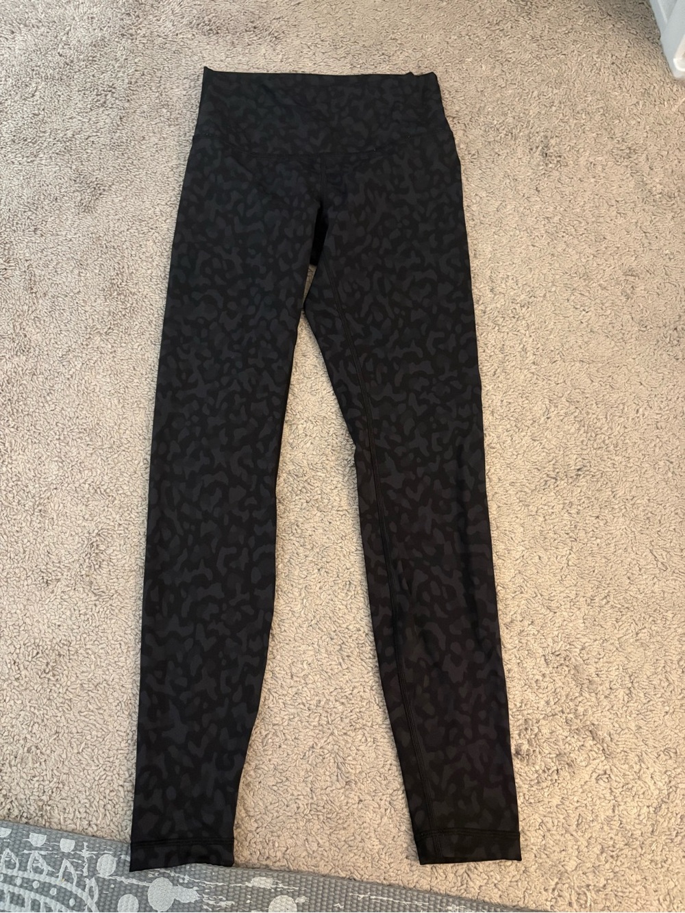 lululemon athletica Black Subtle Animal Print Leggings